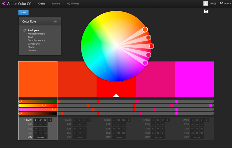 Color-wheel-analogous