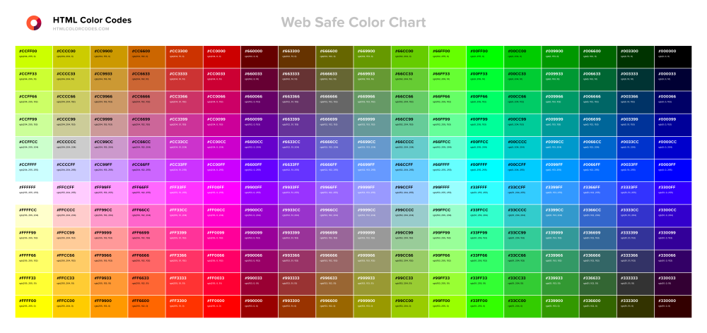 web-safe-color-chart