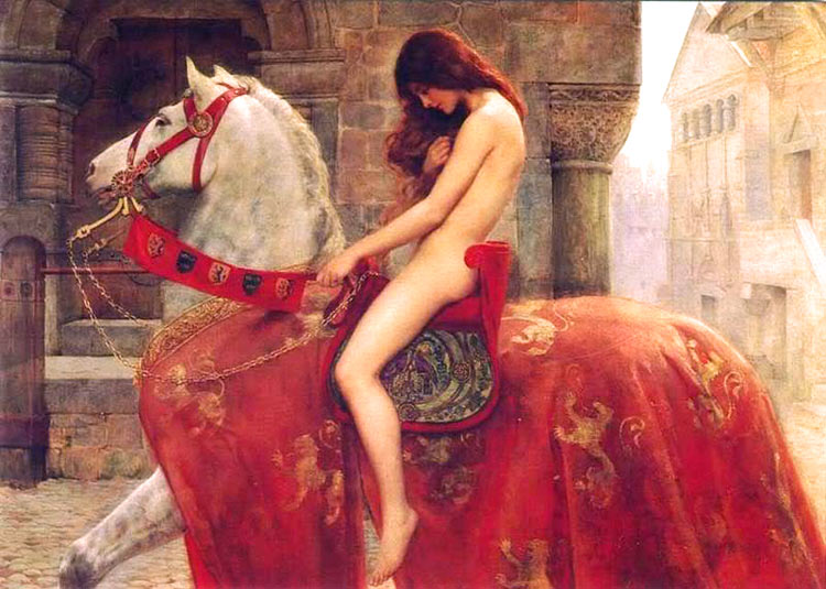pint_ John William Waterhouse (Roma, 1849 - Londres, 1917) - Lady Godiva